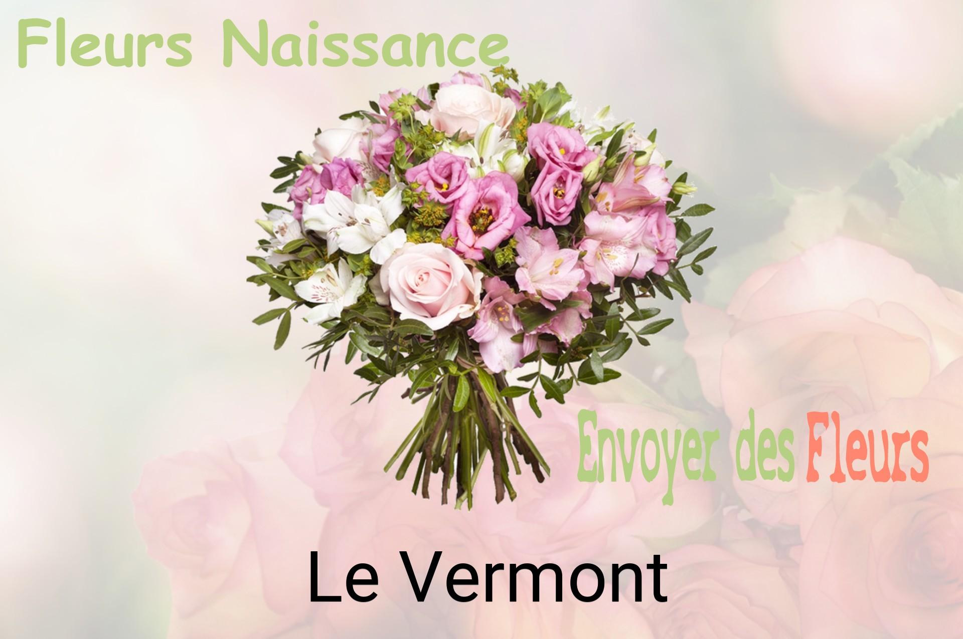 Bouquet de fleurs de naissance livré à Le Vermont